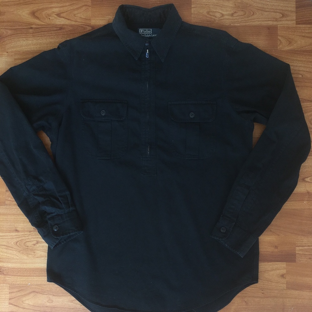Polo Ralph Lauren Men's Long Sleeve Zip-up Popover
